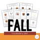 Fall Themed Vocabulary Unit cover featuring structured seasonal language activities