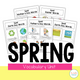 Spring Vocabulary Unit cover featuring structured seasonal language activities