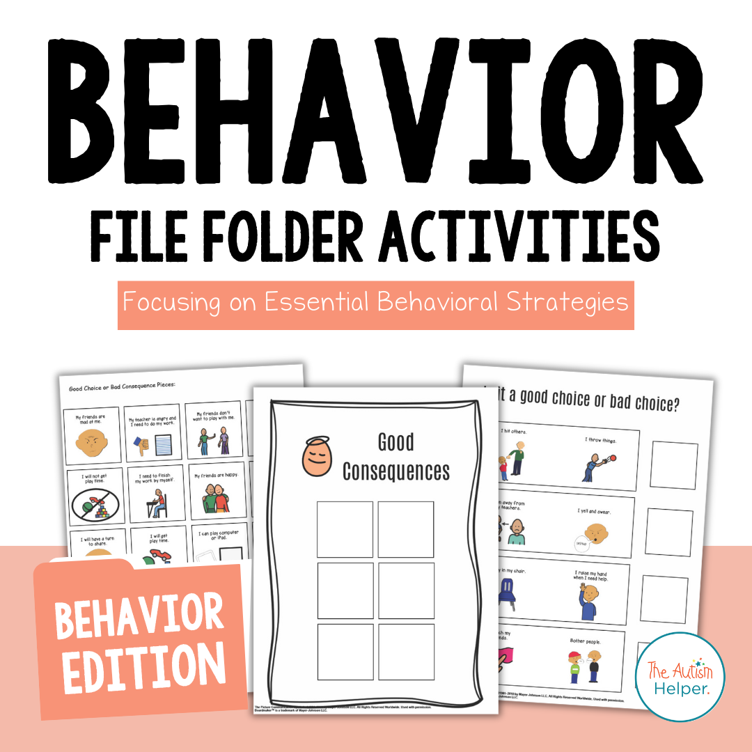 Behavior File Folder Activities