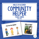 Community Helper cover with ABLLS-R task codes and sample task cards