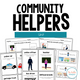 Community Helpers Differentiated Unit cover with multi-level activities