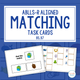 Matching cover with ABLLS-R task codes and sample task cards