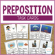 Preposition Task Cards cover featuring visual spatial-language practice