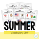 Summer Vocabulary Unit cover featuring structured seasonal language activities