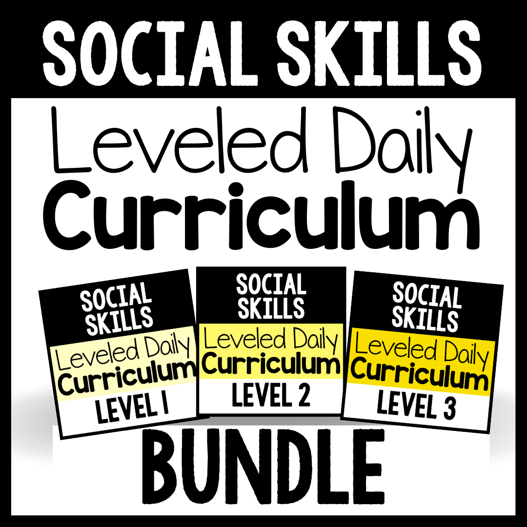 Social Skills Leveled Daily Curriculum {BUNDLE}