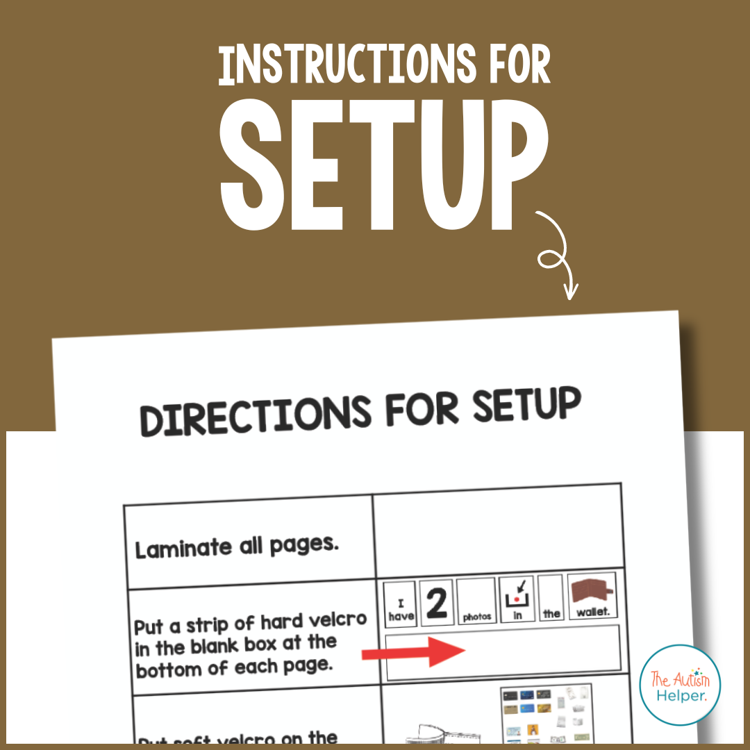 Life Skills and Counting Adapted Book Series {Set 1}