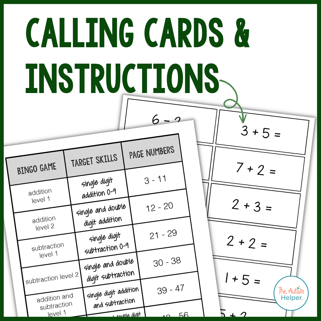 Math Bingo Mega Pack