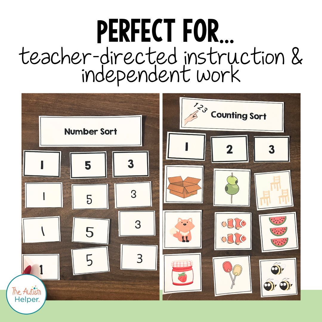 Foundational Math Sorting Activities