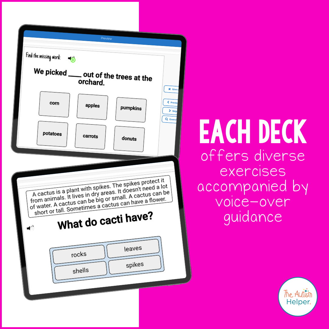 Language Arts Interactive Boom Card BUNDLE