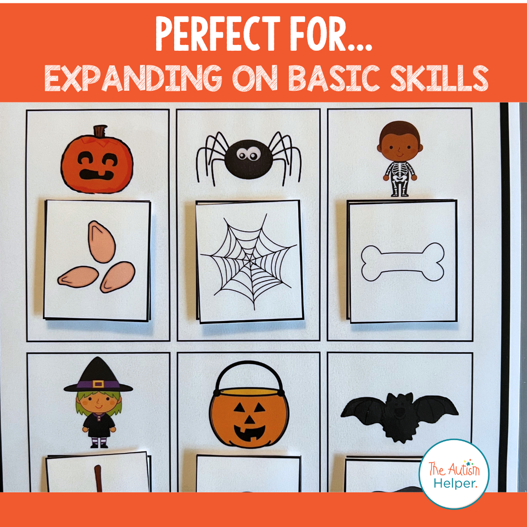 Complex Matching Weekly Workbooks - Halloween