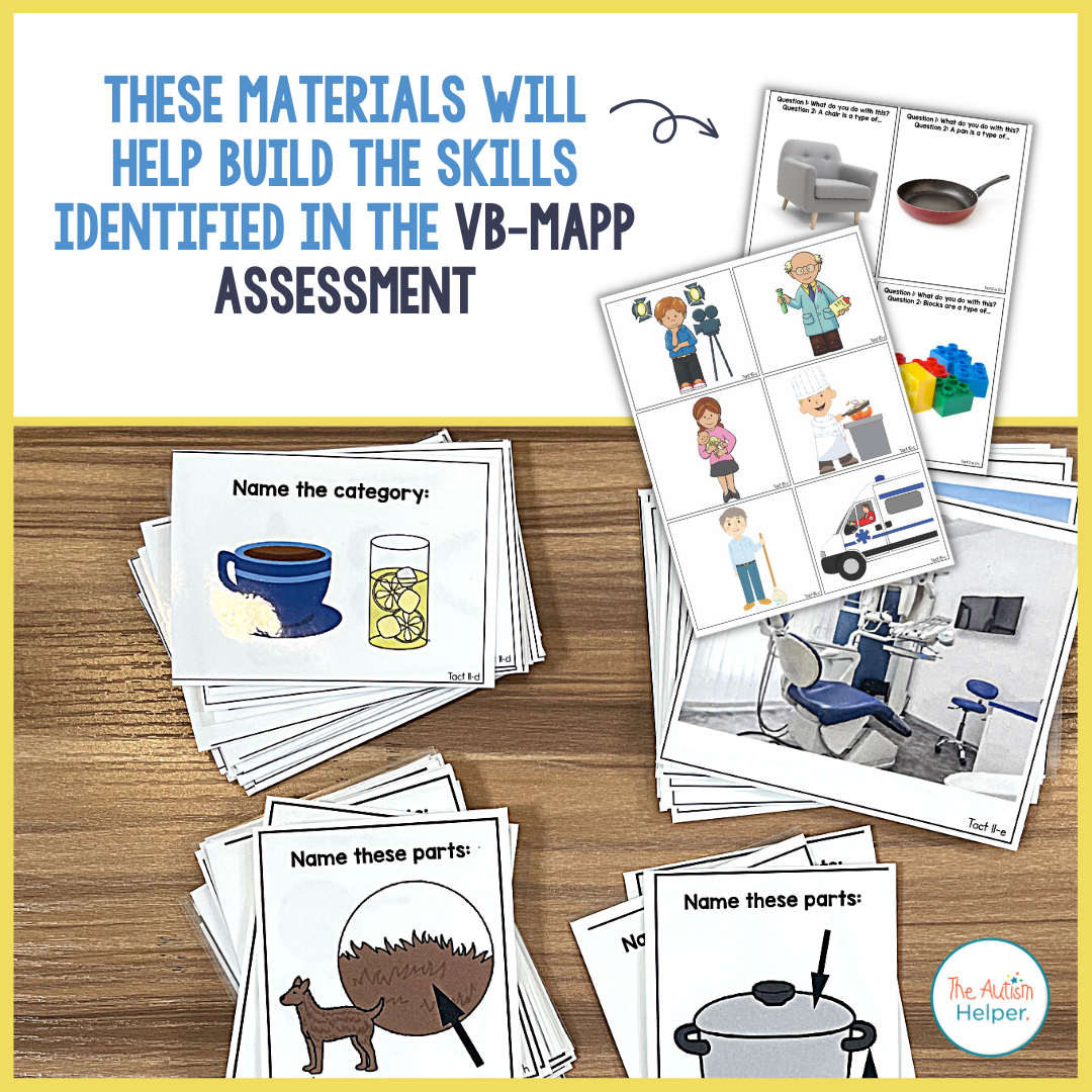 VB-MAPP Task Cards: Tact Level 3