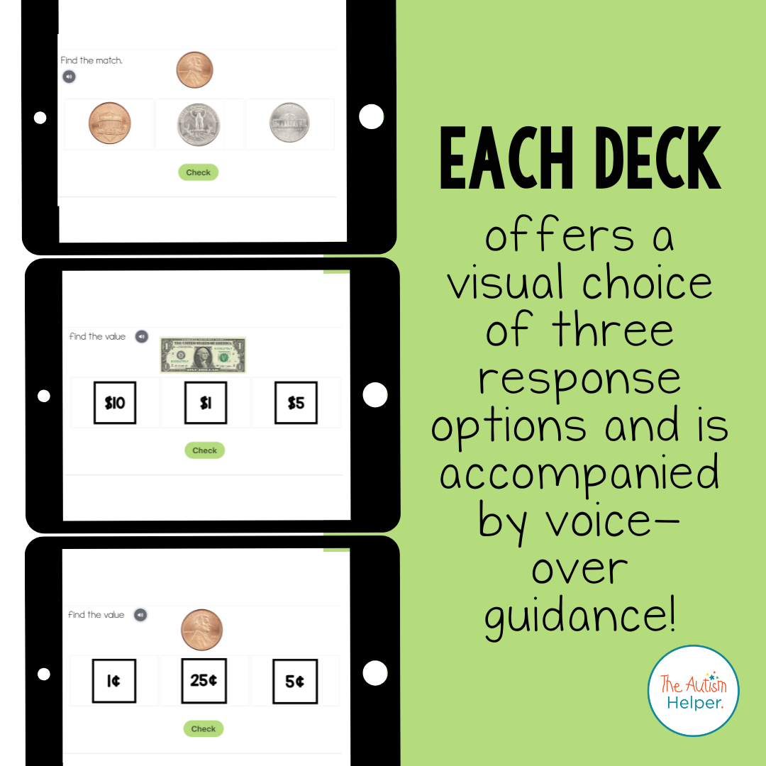 Money Digital Task Cards