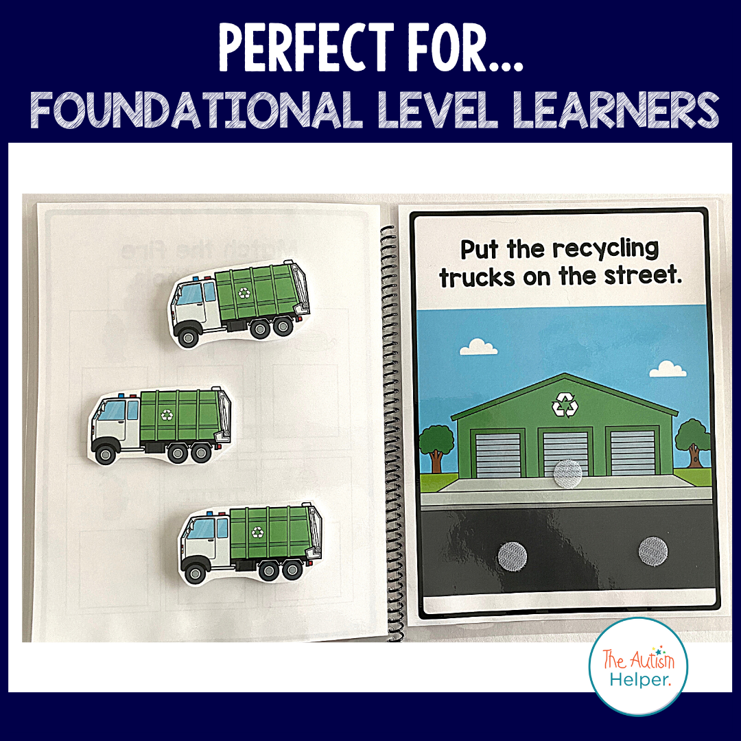 Easy Matching Weekly Workbooks - Community Helpers