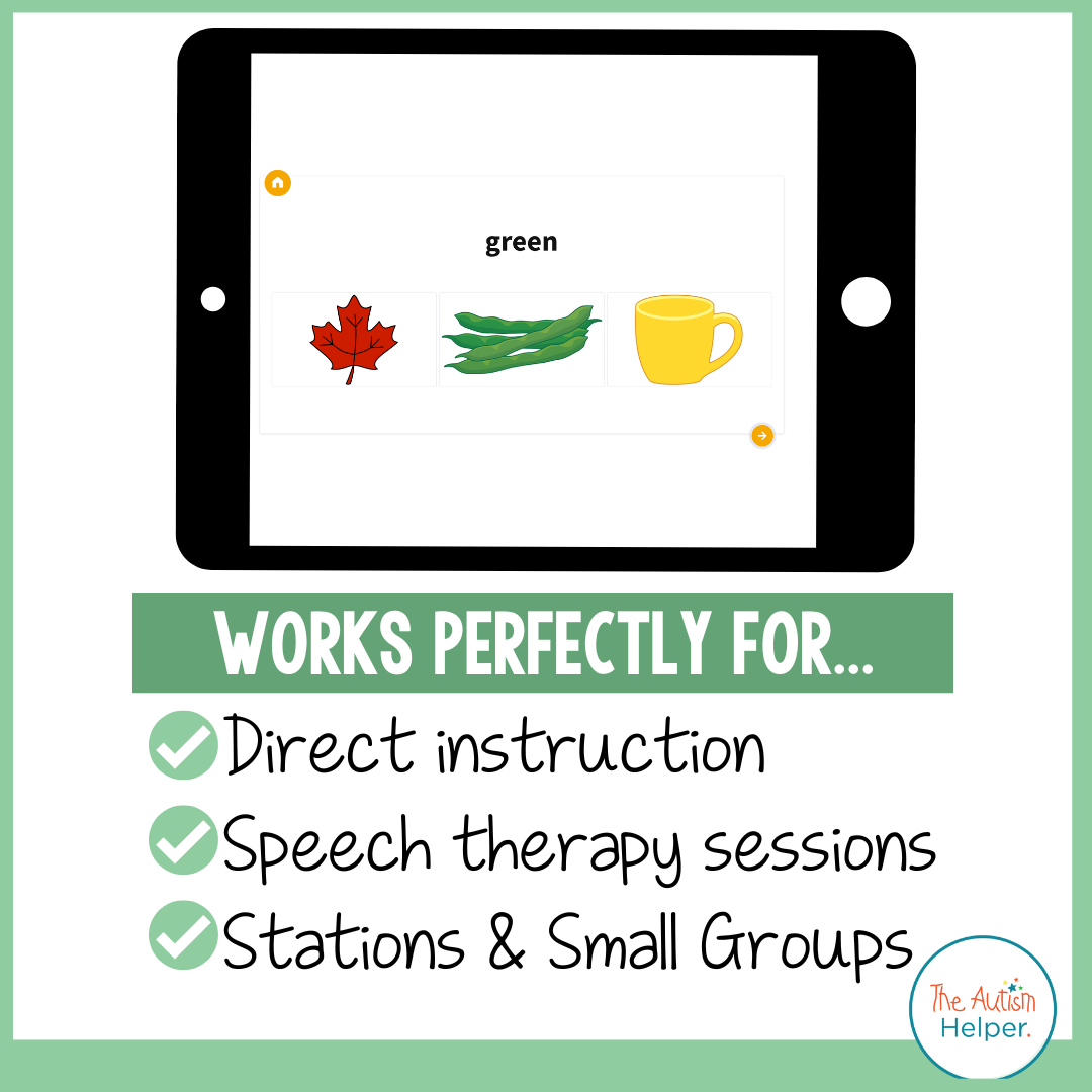 Colors, Numbers, & Letters Digital Task Cards