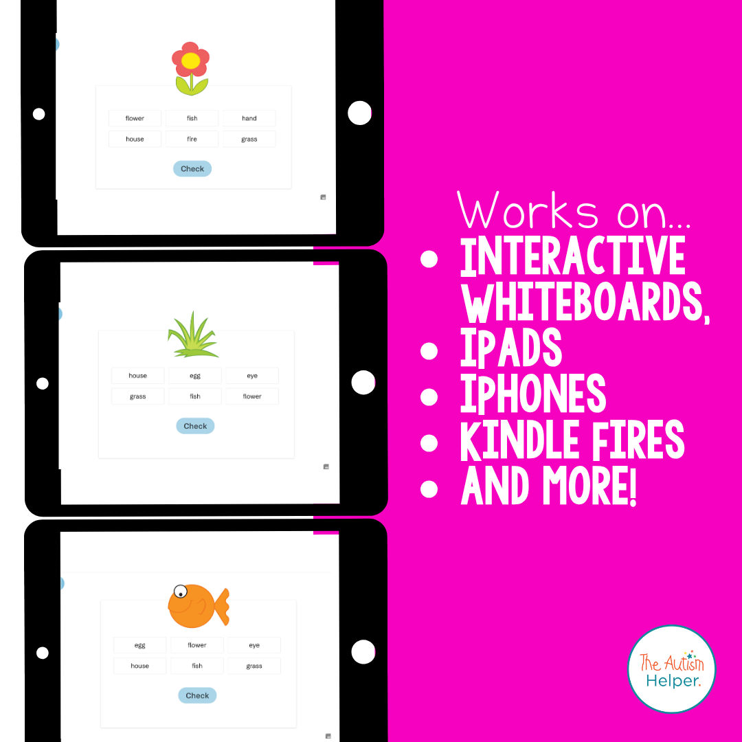 Digital Sight Word Task Cards
