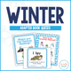 Winter Adapted Book Series cover featuring three seasonal books