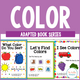 Color Adapted Book Series cover featuring three color-learning books