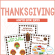 Thanksgiving Adapted Book Series cover featuring three seasonal books