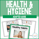 Health and Hygiene Adapted Book cover featuring 12 healthy habits