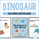 Dinosaur Matching Adapted Book cover featuring an eight-page story