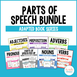 Parts of Speech BUNDLE Adapted Book Series