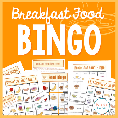 Breakfast Food Bingo