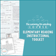 Elementary Reading Instructional Toolkit cover with leveled passages and comprehension activities