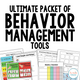 Ultimate Packet of Behavior Management Tools cover showing voice volume, expected and unexpected choices, break boards, and a weekly checklist