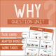 Why Question Unit cover featuring focused question-answering resources