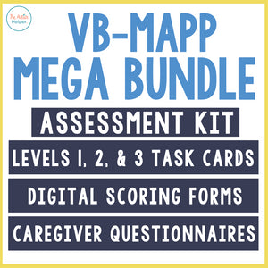 VB-MAPP Mega Bundle {TASK CARDS & ASSESSMENT KIT BUNDLE}