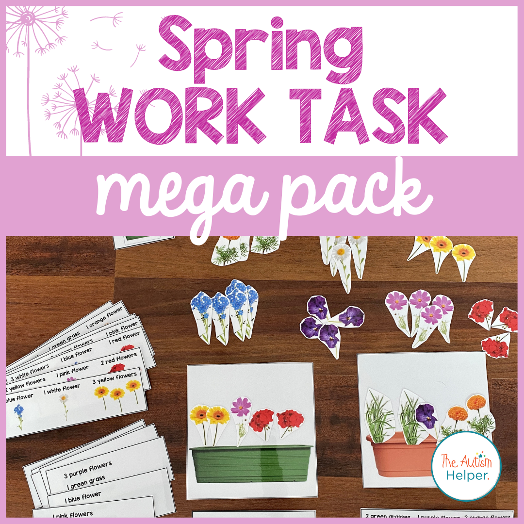 Spring Work Task Mega Pack – The Autism Helper