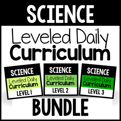 Science Leveled Daily Curriculum {BUNDLE}