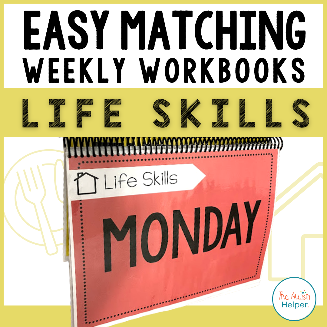 Easy Matching Weekly Workbooks - Life Skills Edition – The Autism Helper