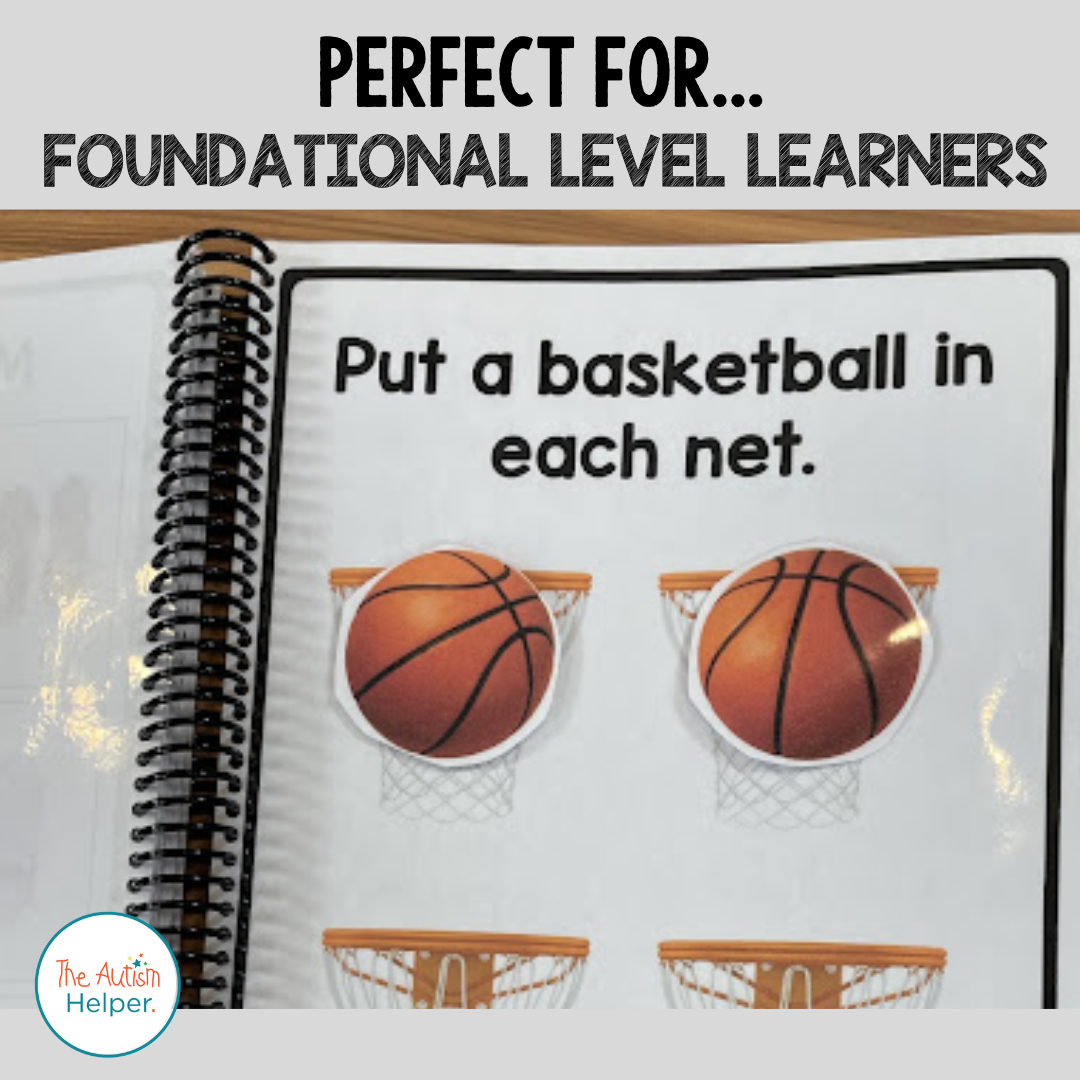 Easy Matching Weekly Workbooks - Real Photos