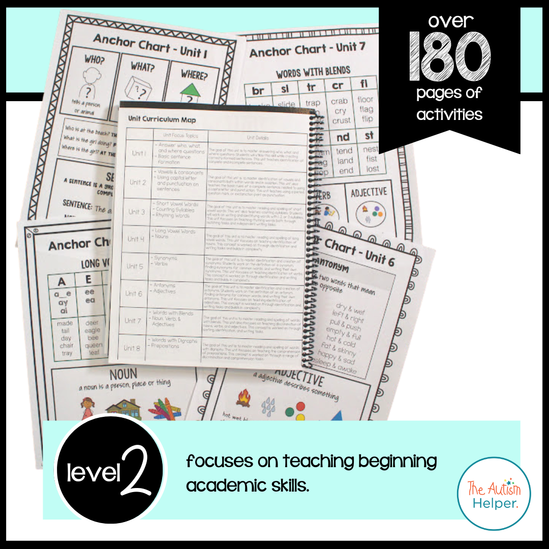 Language Arts Leveled Daily Curriculum {LEVEL 2}