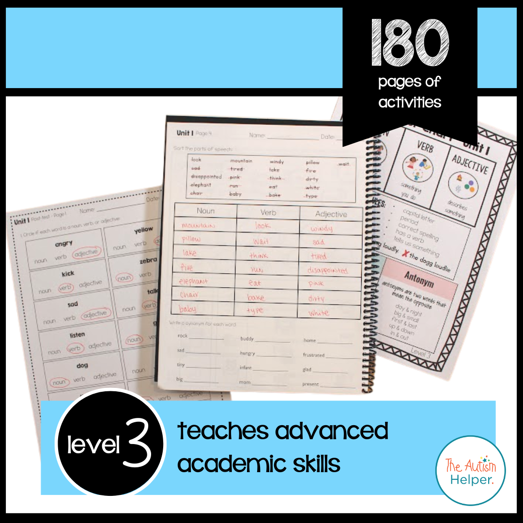 Language Arts Leveled Daily Curriculum {LEVEL 3}