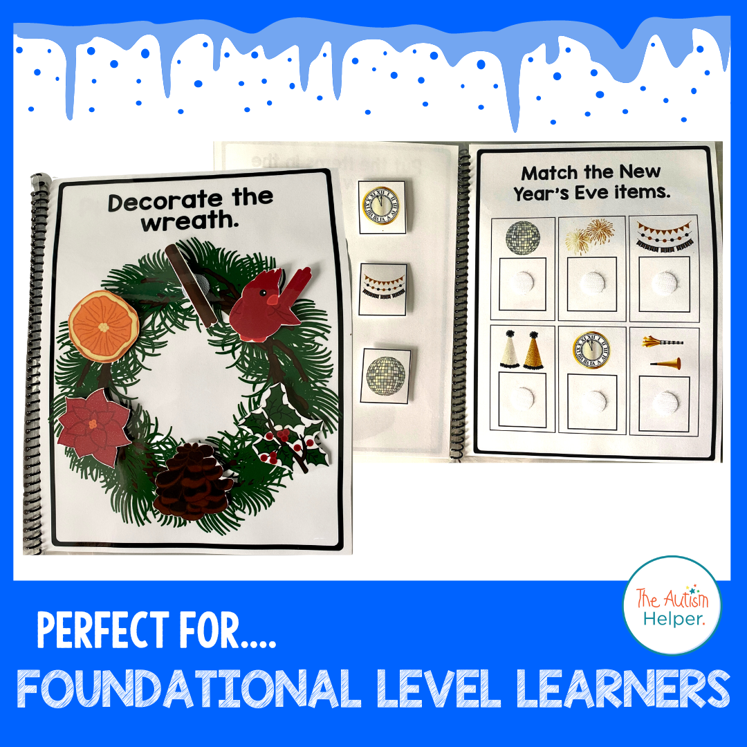 Easy Matching Weekly Workbooks - Winter Edition