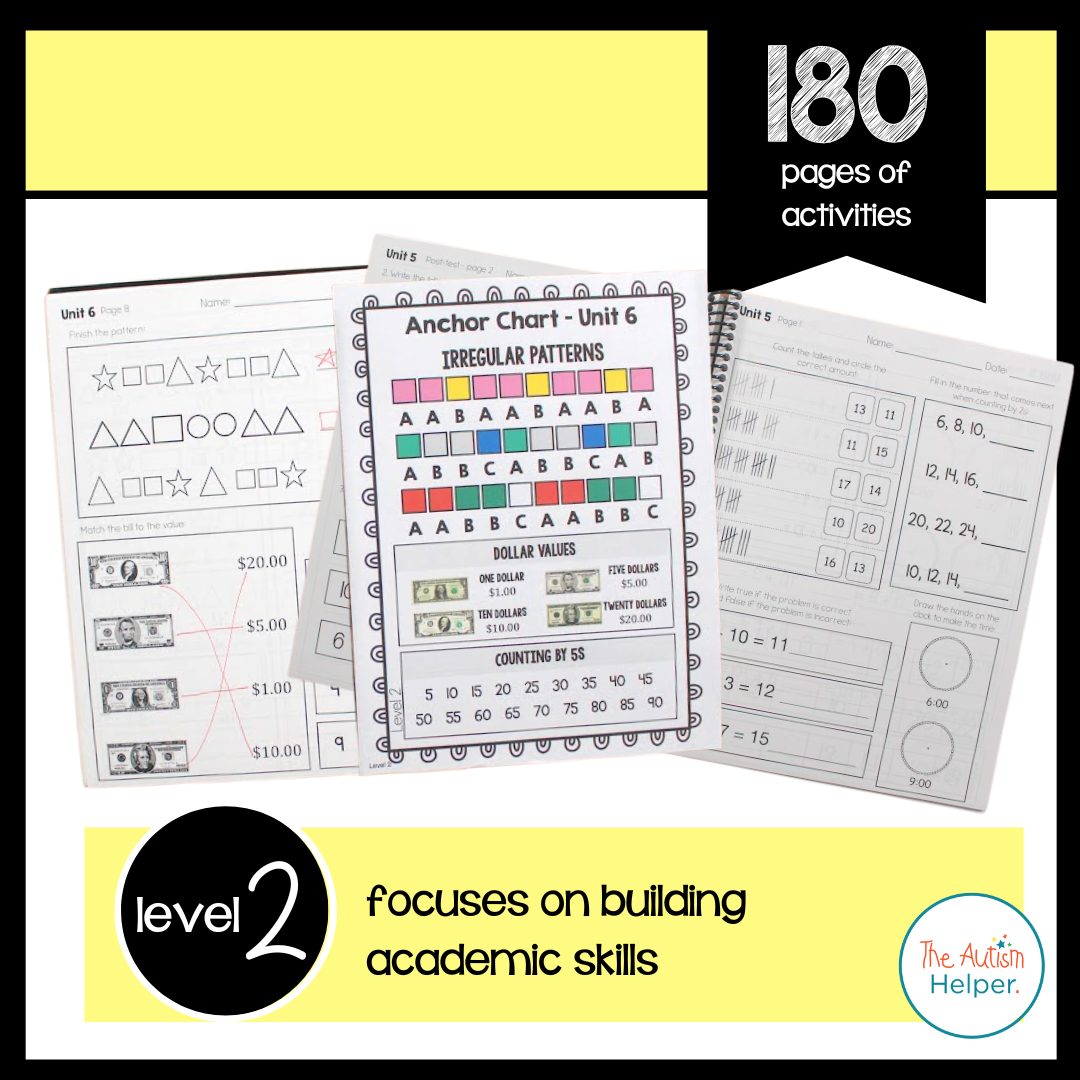 Math Leveled Daily Curriculum {LEVEL 2}