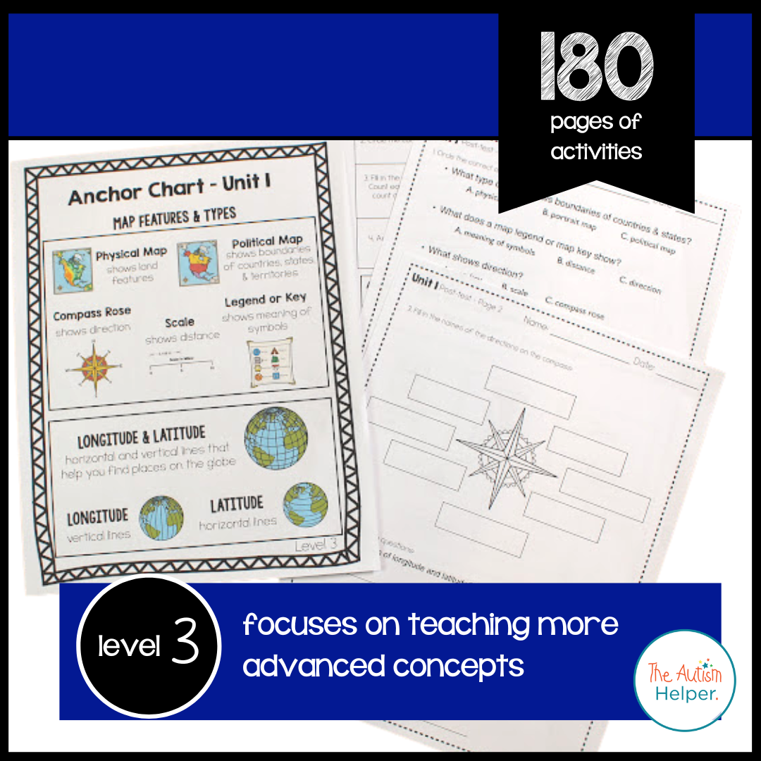 Social Studies Leveled Daily Curriculum {LEVEL 3}