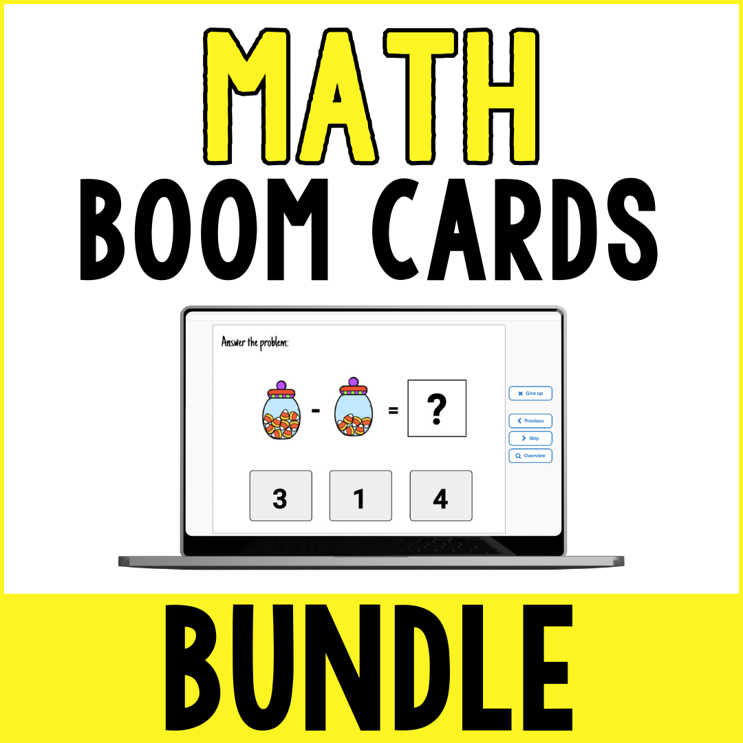 Basic Math Interactive Boom Card BUNDLE