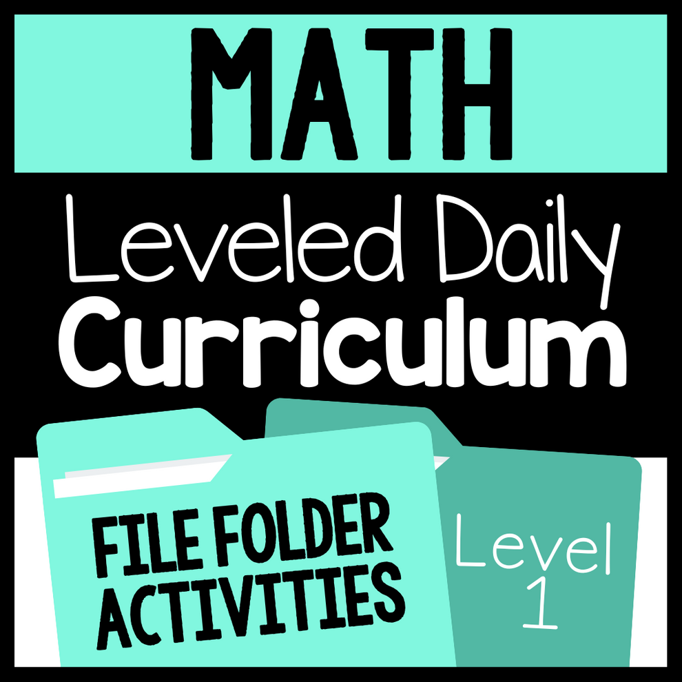 Math Daily Work Folder Level 1 Math Leveled Daily Curriculum FILE FOLDER ACTIVITIES – The ...