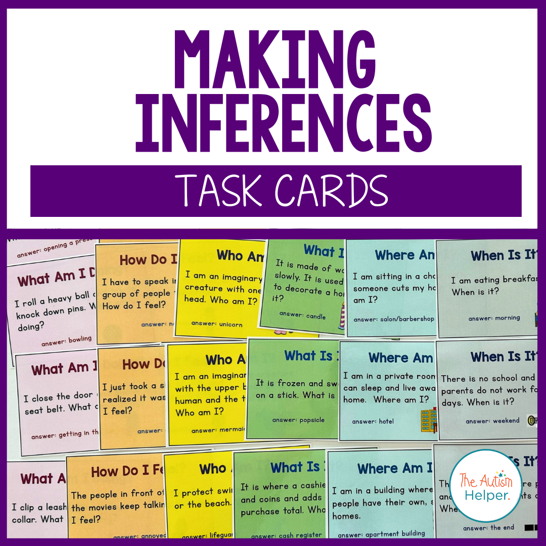 Making Inferences Task Cards