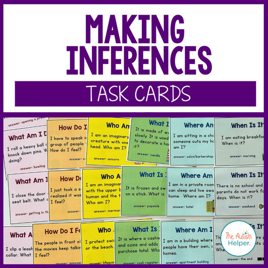 Making Inferences Task Cards