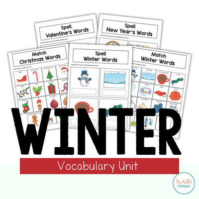 Winter Themed Vocabulary Unit