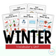 Winter Vocabulary Unit cover featuring structured seasonal language activities