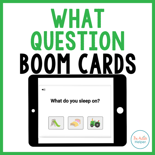 What Question Interactive Boom Cards