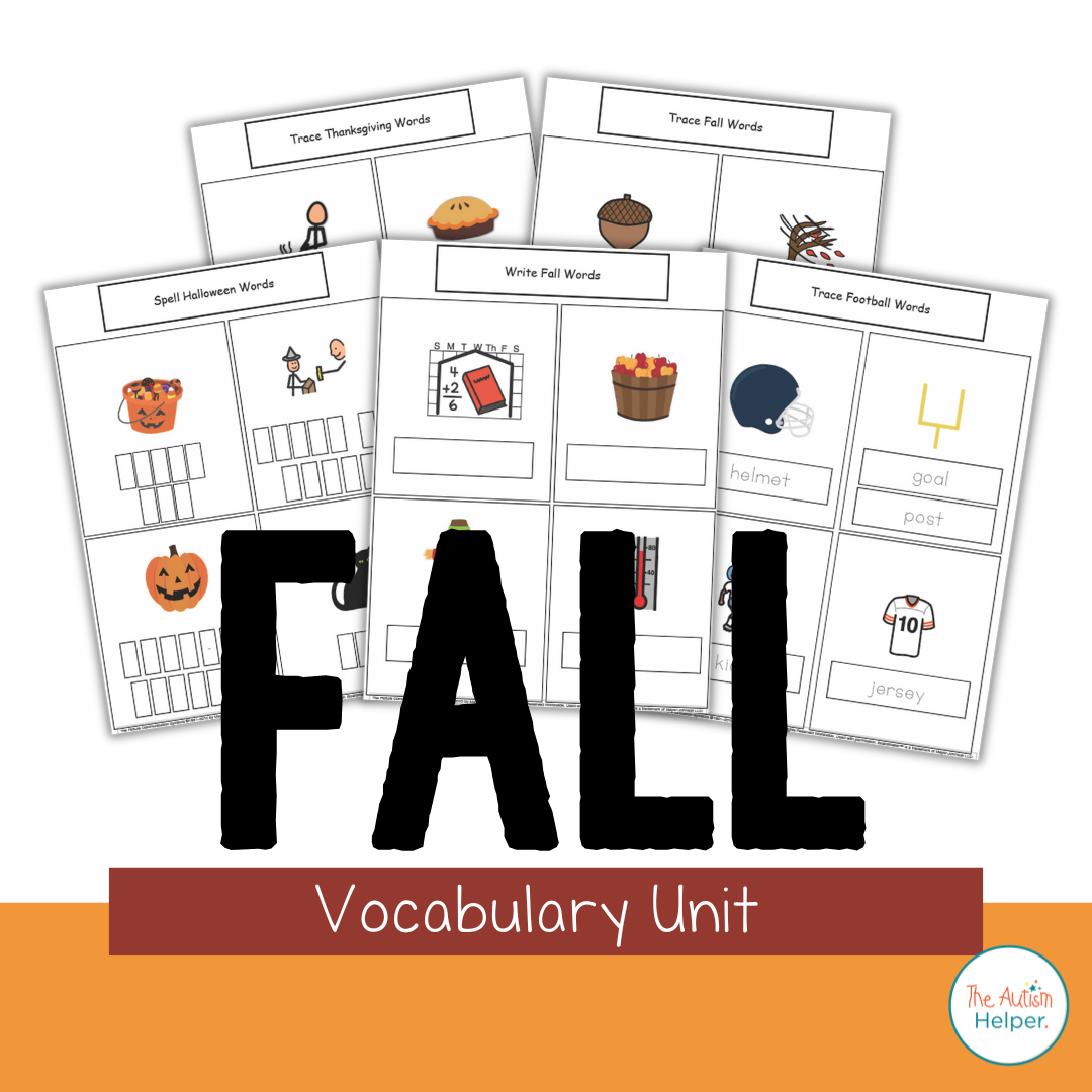 Fall Themed Vocabulary Unit