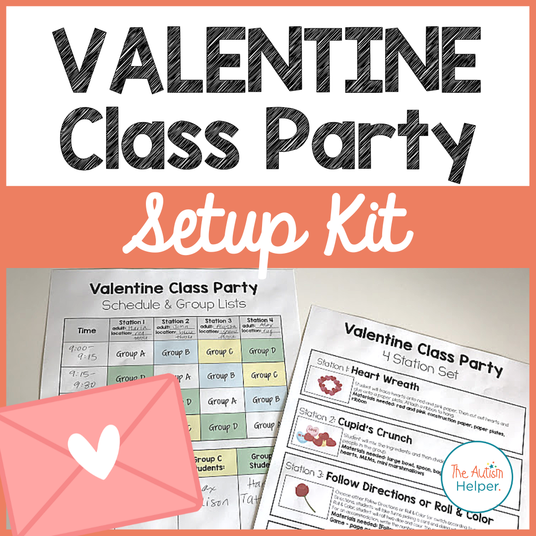 Valentine's Day Class Party Setup Kit