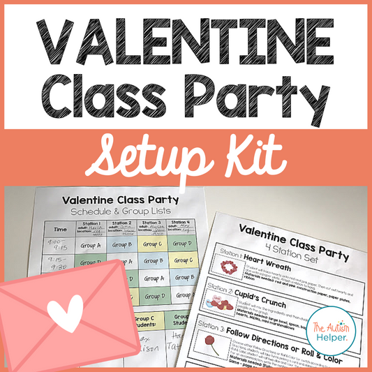 Valentine's Day Class Party Setup Kit