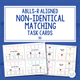 Non-Identical Matching cover with ABLLS-R task codes and sample task cards